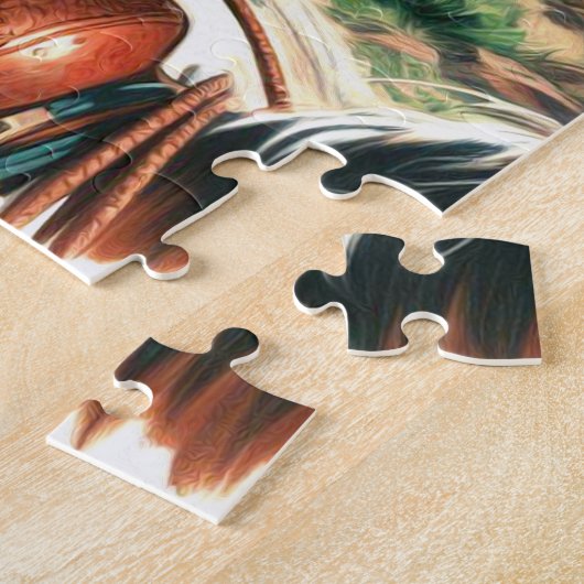 Retro Mooie Cowgirl Pin Up Legpuzzel (Zijkant)