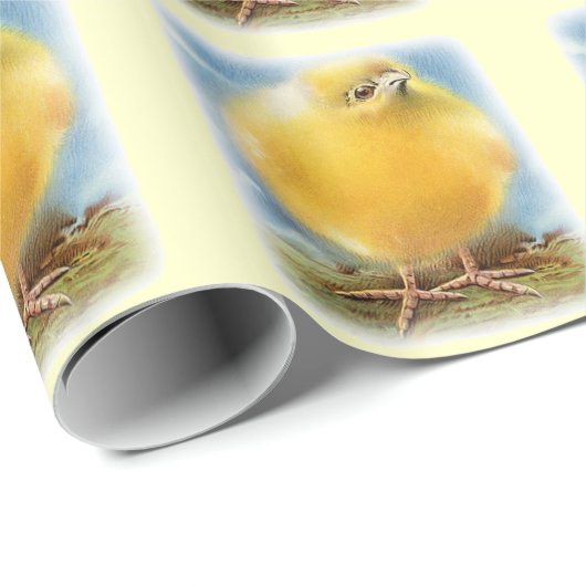 Retro Mooie Dieren Pasen Cadeaupapier (Rol Hoek)