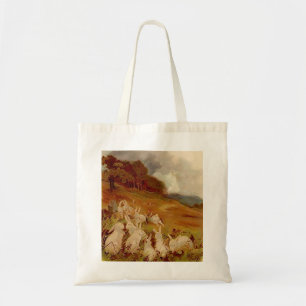 Retro Mooie Dieren Pasen   Konijn Tote Bag
