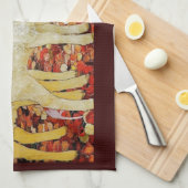 Retro Mooie Dieren Pasen Theedoek (Quarter Fold)