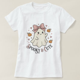 Retro Mooie Spoken Boog Halloween Grafische T-Shir T-shirt