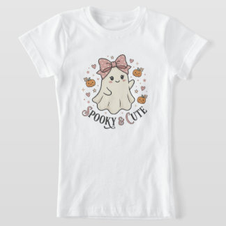 Retro Mooie Spoken Boog Halloween Grafische T-Shir T-shirt