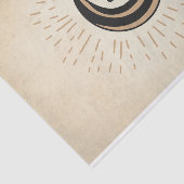 Retro Moon sterren  sepia paper Tissuepapier (Detail)