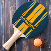 Retro Moonlit Tide Dual Board Strepen met Naam