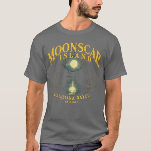 Retro Moons Zombie Island For Men Women Kids T-shirt (Voorkant)
