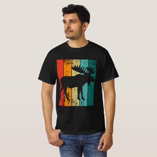 Retro Moose T-shirt (Voorkant volledig)