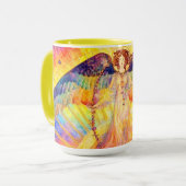 Retro Morning Glory Engel Mok (Voorkant links)