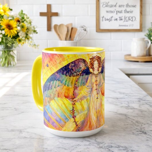 Retro Morning Glory Engel Mok
