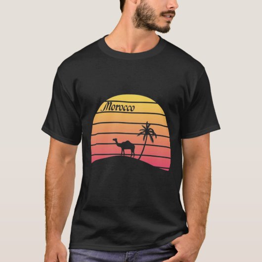 Retro MOROCCO classic T-Shirt (Voorkant)