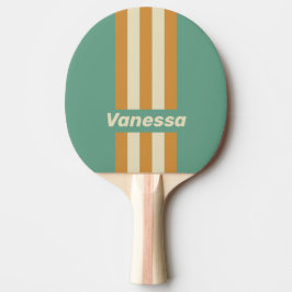 Retro Mos Speld Strepen met Naam Tafeltennisbatje