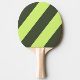 Retro Mos Uitgebleekt Drie Vette Strepen Tafeltennisbatje