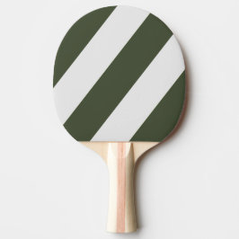 Retro Mos Uitgebleekt Vette Strepen Tafeltennisbatje