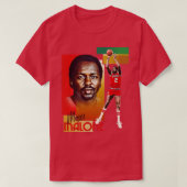 Retro Moses Malone Basketbal D T-shirt (Design voorkant)