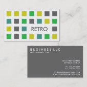 RETRO (moskeesvierkantjes) Visitekaartje (Voorkant / Achterkant)