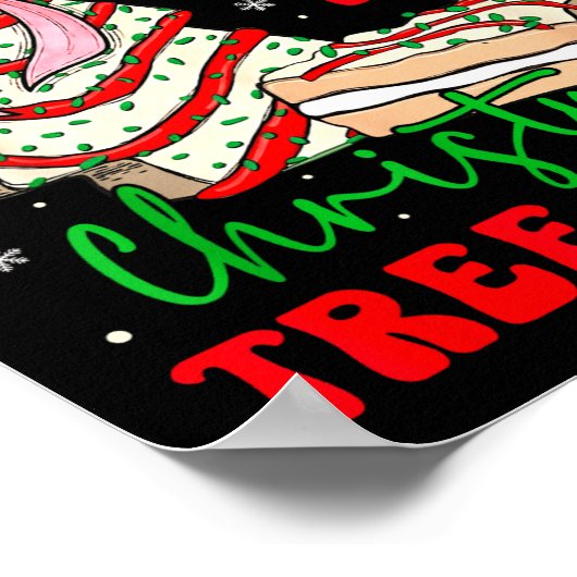 Retro Most Likely To Eat All The Christmas Tree Ca Poster (Hoek)