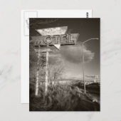 Retro Motel Briefkaart (Voorkant / Achterkant)
