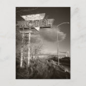 Retro Motel Briefkaart (Voorkant)