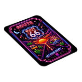 Retro Motel Diner Reis Cadeau Magneet (Rechterzijde)