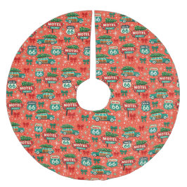 Retro Motel Kerstboom Display Rok