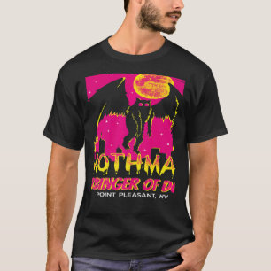 Retro Mothman Harbinger van Doom Legends Cryptid C T-shirt