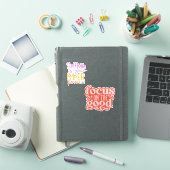 Retro Motivatie Sticker Collectie -  Qu (iPad Cover)