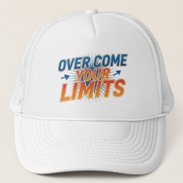 Retro Motiverende Burst Design Trucker Pet