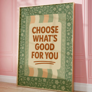 Retro Motiverende Muurkunst Vintage Positief Poster