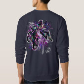 Retro Motocross - MX Motocross Sweatshirt (Achterkant)