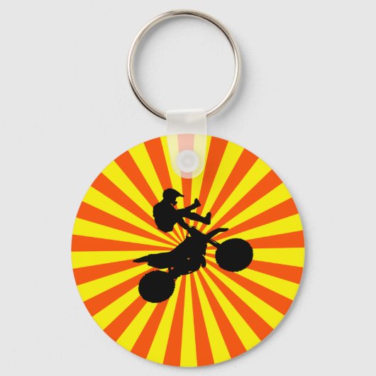 RETRO MOTOCROSS SLEUTELHANGER (Voorkant)
