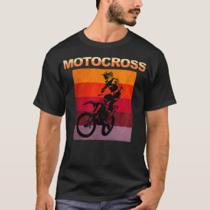 Retro Motocross Vintage motorfiets T-shirt