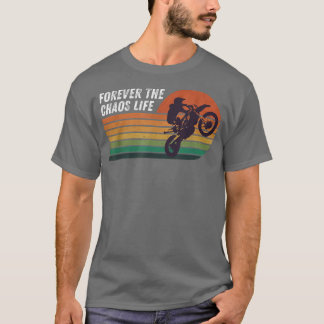 retro motor voor ooit The Chaos Life bi T-shirt