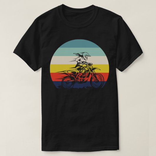 Retro Motorcross 4 T-shirt (Design voorkant)