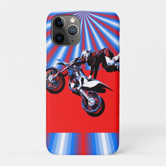 Retro Motorcross Rider Design Case-Mate iPhone Case (Achterkant)