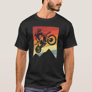 Retro Motorcross sport gerelateerd T-shirt