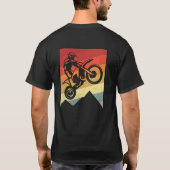 Retro Motorcross sport gerelateerd T-shirt (Achterkant)