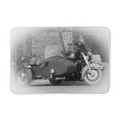 retro motorcycle sidecar bath mat (Voorkant)