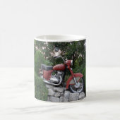 Retro motorfiets Classic Witte Mok (Center)