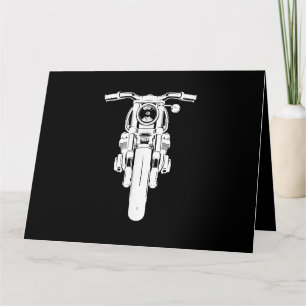 Retro  Motorfiets Ik hou van mijn Motorbik Kaart