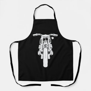 Retro  Motorfiets Ik hou van mijn Motorbik Schort
