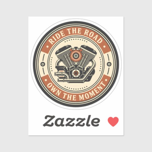 Retro motorfiets motor badge stijl sticker (Vel)