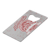 Retro Motorfiets Roestvrij stalen flesopener Creditkaart Flessenopener (Voorkant Gekanteld)