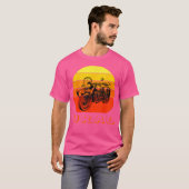 Retro Motorfiets Ural - zijspan Motorbik T-shirt (Voorkant volledig)
