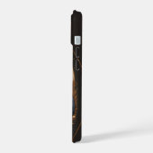 Retro motorfiets vibes: gepersonaliseerd iPhone 15 case (Linkerkant)