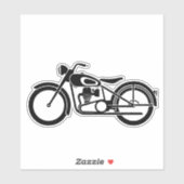 Retro motorliefhebber Gift Idee sticker (Vel)