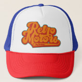 Retro Motors California klassieke aangepaste auto Trucker Pet (Voorkant)