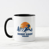 Retro Mount Elbert Hike T-shirt Mok (Links)
