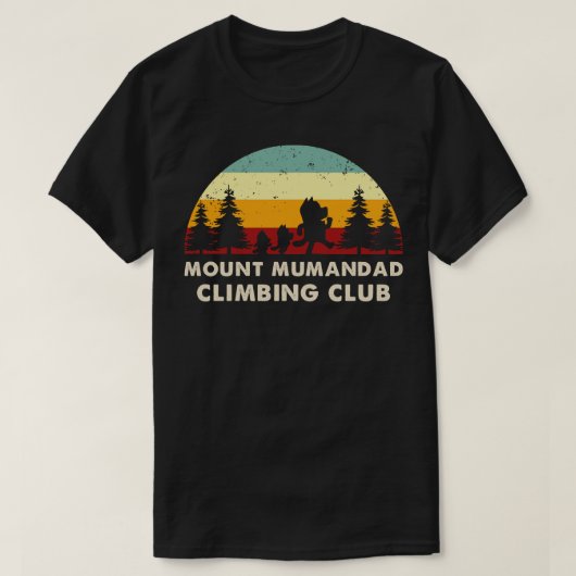 Retro Mount Mumandad ClimbClub T-shirt (Design voorkant)