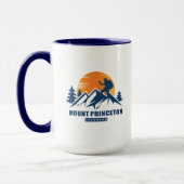 Retro Mount Princeton Hike T-shirt Mok (Links)