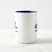 Retro Mount Princeton Hike T-shirt Mok (Midden)