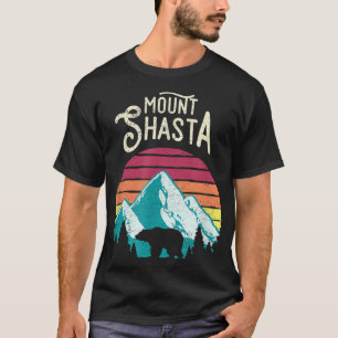 Retro Mount Shasta California Mountains Be T-shirt